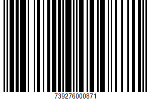 Bbq Sauce UPC Bar Code UPC: 739276000871