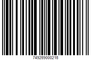Plantain Chips UPC Bar Code UPC: 749289000218