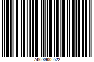 Plantain Chips UPC Bar Code UPC: 749289000522
