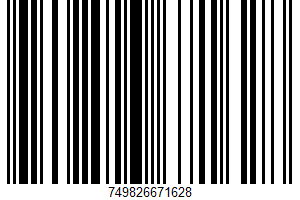 Bar UPC Bar Code Bar UPC Bar Code UPC: 749826671628