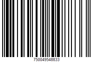 Bare Nutrition Energy Bar UPC Bar Code UPC: 750049548833