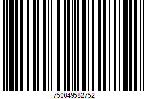 Nutrition Energy Bar UPC Bar Code UPC: 750049582752