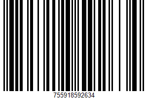 Pizza UPC Bar Code UPC: 755918592634