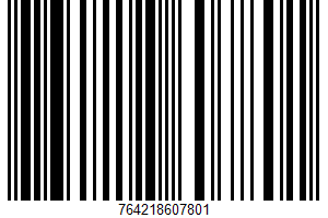 Veggie Chips UPC Bar Code UPC: 764218607801