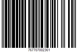 Cheese Wedges UPC Bar Code UPC: 767707002361