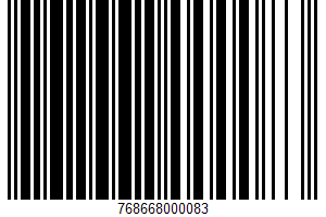 Chopped Spinach UPC Bar Code Chopped Spinach UPC Bar Code UPC: 768668000083