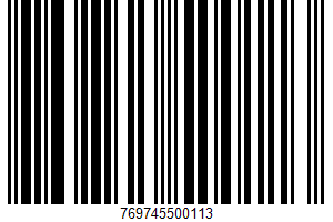 Energy Natural Bar UPC Bar Code UPC: 769745500113