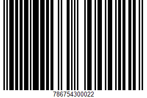 Bbq Sauce UPC Bar Code UPC: 786754300022