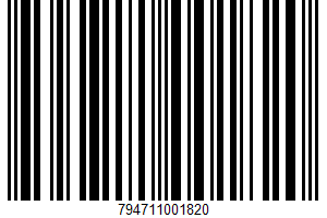 Unpitted Selected Dates UPC Bar Code UPC: 794711001820
