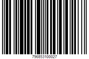 All Natural Beef UPC Bar Code UPC: 796853100027