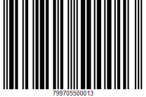 Skinless Popcorn UPC Bar Code Skinless Popcorn UPC Bar Code UPC: 799705500013