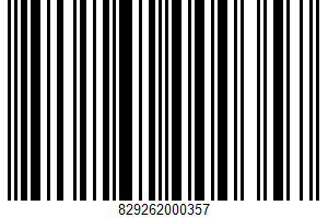 Bobo's Bites UPC Bar Code UPC: 829262000357