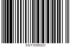 Seedless Raisins UPC Bar Code UPC: 832112000223