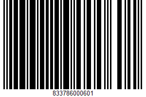 Organic Veggie Italian Sausage UPC Bar Code UPC: 833786000601