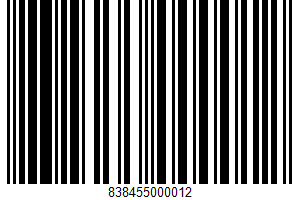 Meatless Vegan Jerky Seitan UPC Bar Code Meatless Vegan Jerky Seitan UPC Bar Code UPC: 838455000012