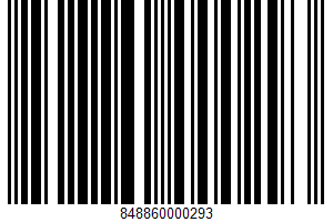 Apple Sauce UPC Bar Code UPC: 848860000293