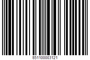 Chewy Granola Bars UPC Bar Code UPC: 851100003121