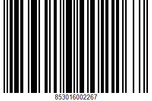 Beef Jerky UPC Bar Code UPC: 853016002267