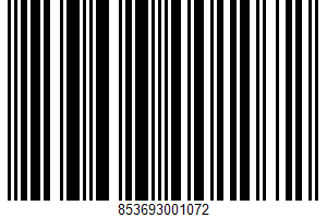 Buenas, Pineapple Gel UPC Bar Code UPC: 853693001072