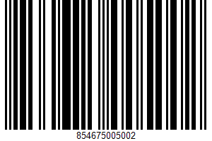 Pre-cooked White Corn Meal UPC Bar Code UPC: 854675005002