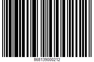 Organic Chickpea Puffs UPC Bar Code UPC: 868139000212