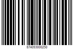 Banana Flour UPC Bar Code UPC: 874093000250