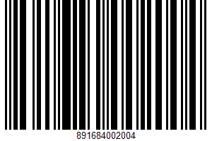 Organic Vinaigrette UPC Bar Code Organic Vinaigrette UPC Bar Code UPC: 891684002004