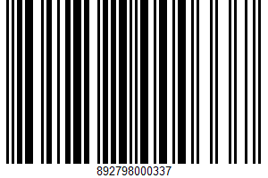Flavored Ice UPC Bar Code Flavored Ice UPC Bar Code UPC: 892798000337