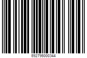 Homemade Style Flavored Ice UPC Bar Code UPC: 892798000344