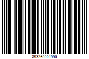 Kiwifruit UPC Bar Code UPC: 893265001550