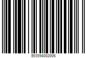 Popped Corn Chips UPC Bar Code Popped Corn Chips UPC Bar Code UPC: 893594002006