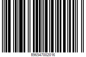 Organic Pistachios UPC Bar Code UPC: 896547002016